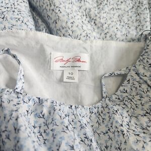 Marilyn Monroe Blue and White Floral Dress